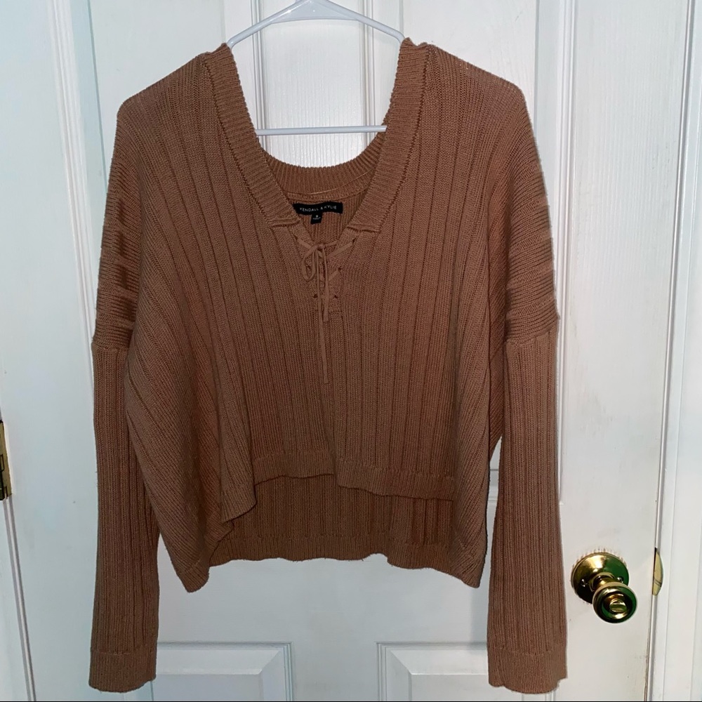 PACSUN - Ribbed Cropped Sweater (Kendall and Kylie)